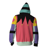 TV Helluva Boss 2 (2024) Fizzarolli Zip-Up Hoodie Sweatshirt Unisex Outfits Hazbin Hotel Cosplay Costume Halloween Carnival Suit